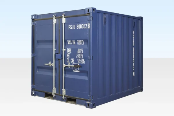 10ft x 8ft Shipping Container (One Trip) Blue - Image 2