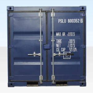 10ft x 8ft Shipping Container (One Trip) Blue