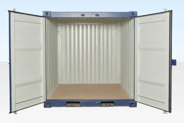 10ft x 8ft Shipping Container (One Trip) Blue - Image 3