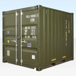 10ft x 8ft Shipping Container (One Trip) Green