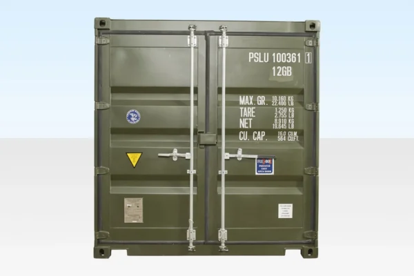 10ft x 8ft Shipping Container (One Trip) Green - Image 3