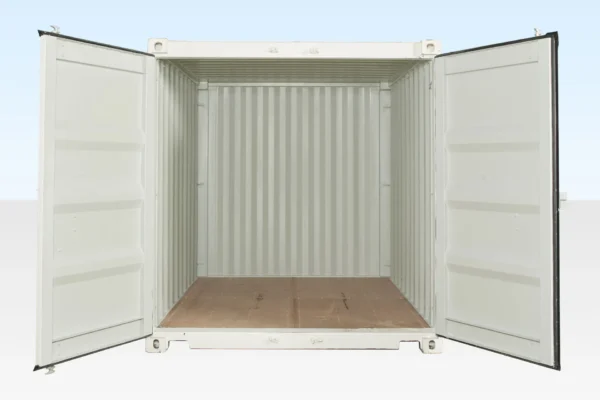 10ft x 8ft Shipping Container (One Trip) White - Image 3