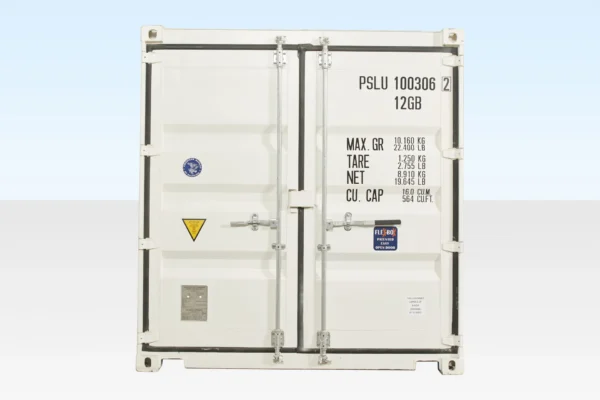 10ft x 8ft Shipping Container (One Trip) White - Image 4