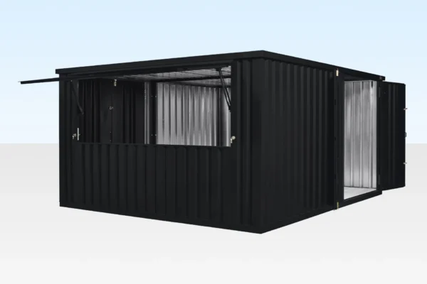 4m XL Flat Pack Kiosk & Side Linked Store Bundle