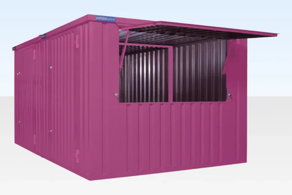 3m x 4.2m Side Linked Flat Packed Kiosk Bundle