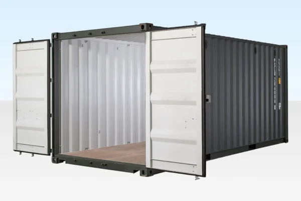 20ft Shipping Container (One Trip) Dark Green - Image 2