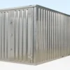 6m XL Flat Pack Container Store – Galvanised - Image 5