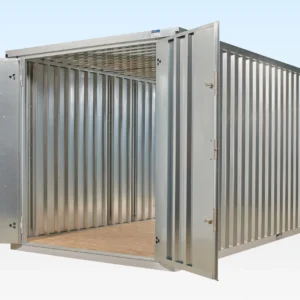 6m XL Flat Pack Container Store – Galvanised
