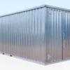 6m XL Flat Pack Container Store – Galvanised - Image 2
