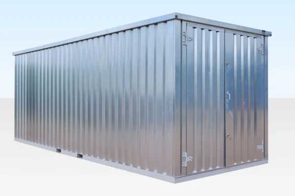 6m XL Flat Pack Container Store – Galvanised - Image 2