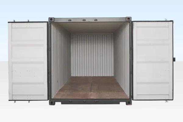 20ft Shipping Container (One Trip) Dark Green - Image 3