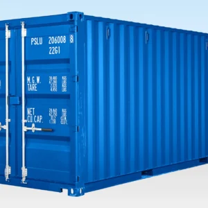 20ft Self Storage Container with Bamboo Floor – Blue