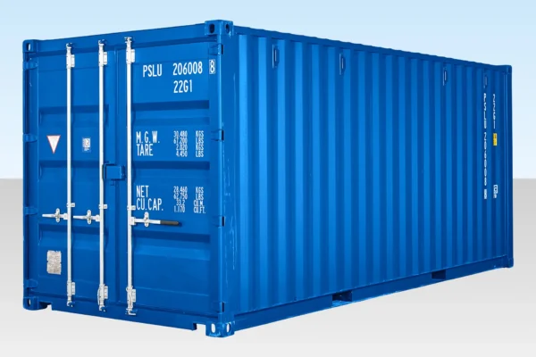 20ft Self Storage Container with Bamboo Floor – Blue