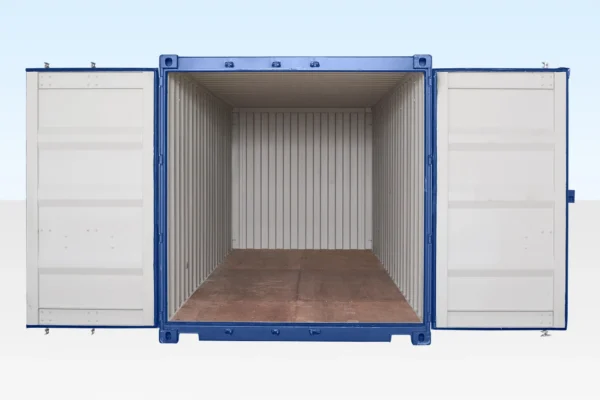 20ft Shipping Container (One Trip) Blue - Image 3