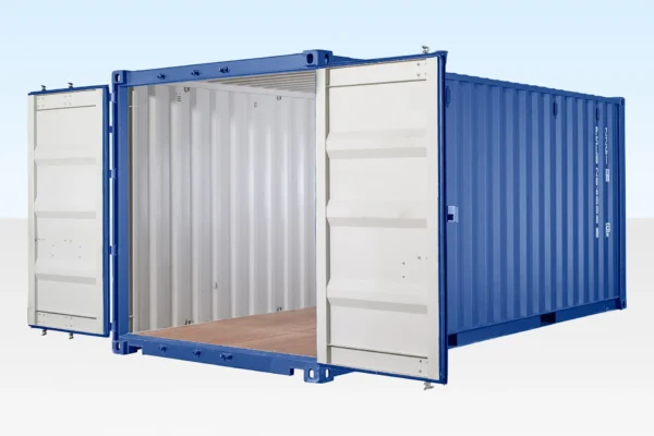 20ft Shipping Container (One Trip) Blue - Image 2