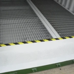 10ft x 8ft Open Mesh Floor Bunded Store