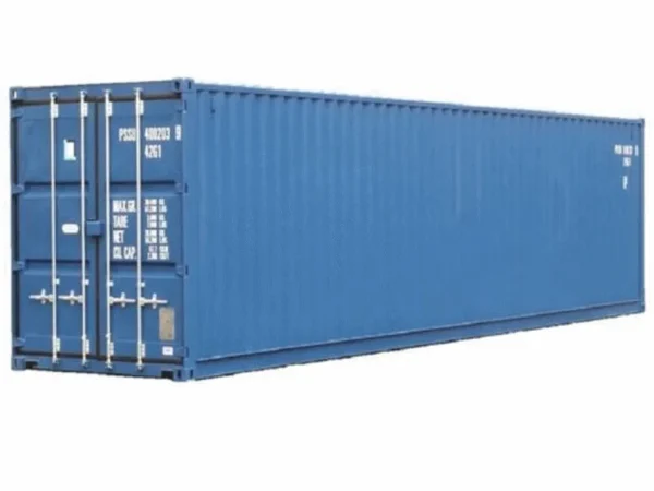 40ft x 8ft One Trip Tunnel Container (Double End Door) Blue - Image 3