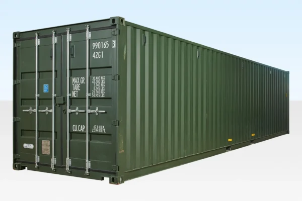 40ft Shipping Container Green (RAL 6007) - Image 3