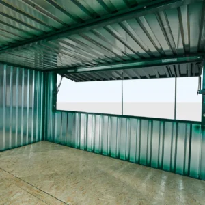 3m x 4.2m Side Linked Flat Packed Kiosk Bundle (RAL6005)