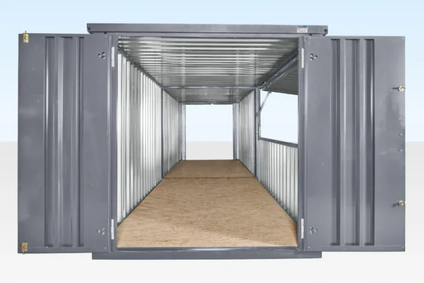 3m XL Flat Pack Kiosk & End Linked Store Bundle (RAL7015) - Image 4