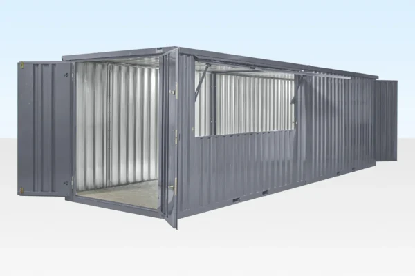 3m XL Flat Pack Kiosk & End Linked Store Bundle (RAL7015) - Image 2