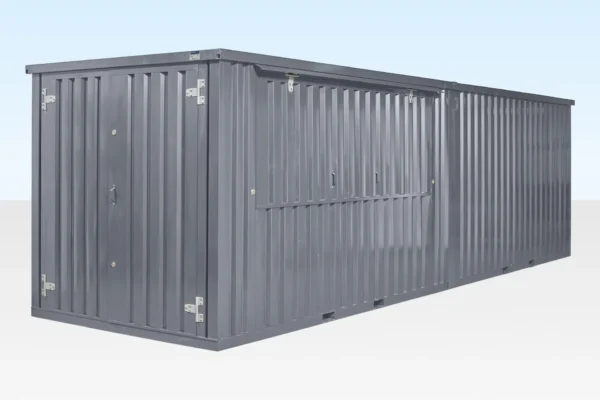 3m XL Flat Pack Kiosk & End Linked Store Bundle (RAL7015)
