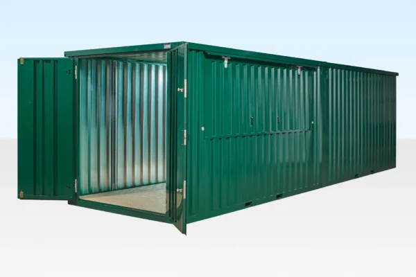 3m XL Flat Pack Kiosk & End Linked Store Bundle (RAL6005) - Image 4
