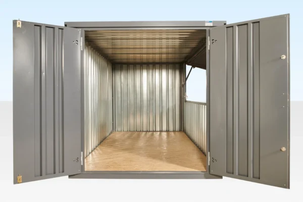 4m XL Flat Pack Kiosk (RAL7015) - Image 2